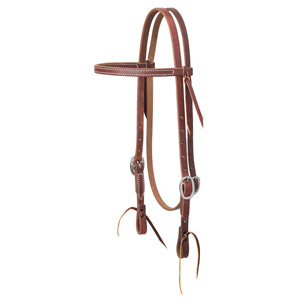 Working Cowboy Economy Browband Headstall, 5/8", Stainless Steel