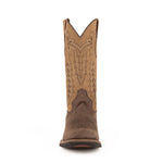 Men's Ferrini Square Toe - Chocolate with Antique Saddle Brown