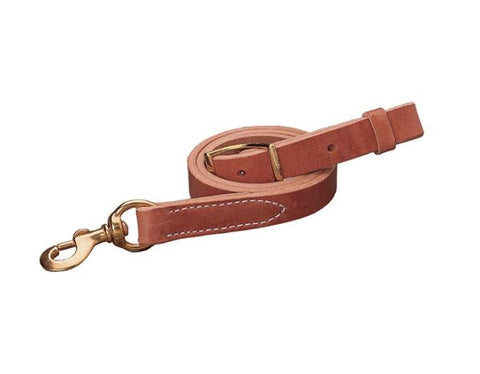 Leather Tie Down - 1" Leather with Stainless Hardware