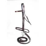 Silver Fox Laced Rein Snaffle Bridle