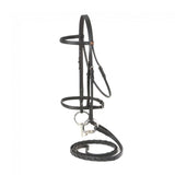Silver Fox Raised Snaffle Bridle - Miniature Size