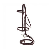 Silver Fox Raised Snaffle Bridle - Miniature Size