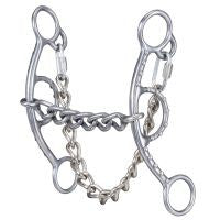 Sweet Iron Chain Mouth Short Shank Gag Snaffle