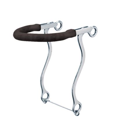 Weaver Hackamore with Gum Rubber Covered Bike Chain Noseband