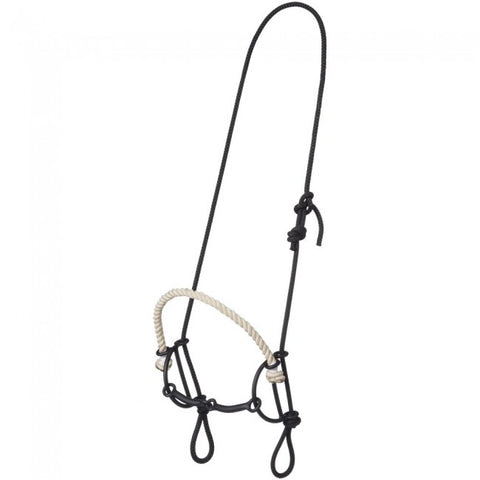 Rope Headstall with Rope Nose/Snaffle Gag Combo