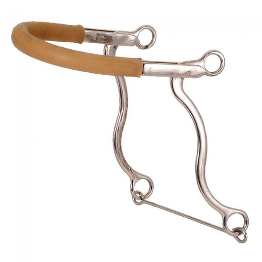 Kelly Silver Star Pony Hackamore w/ Rubber Tubing