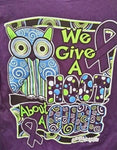 Girlie Girl "Give A Hoot About A Cure" Youth T-Shirt