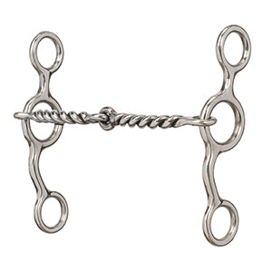 All Purpose Bit with 5" Sweet Iron Twisted Wire Snaffle Mouth 25-1890