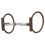 All Purpose Offset Dee Bit w/5" Sweet Iron Snaffle Mouth w/Inlay