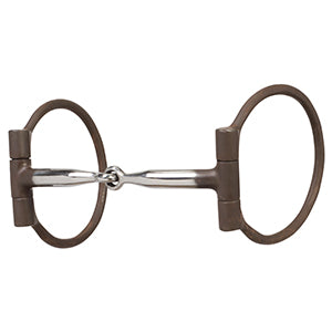 All Purpose Offset Dee Bit w/5" Sweet Iron Snaffle Mouth w/Inlay