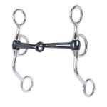 Argentine Bit 5" Sweet Iron Snaffle Mouth w/Copper Inlay