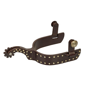 Men's Spurs with Replaceable Rowels, Dotted Accents