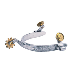 Ladies' Roping Spur with Engraved Band