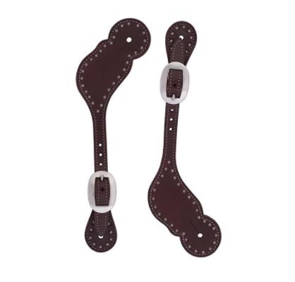 Working Tack Spur Straps with Spots