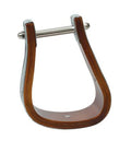 Sloped Wooden Stirrups with Galvanized Bindings by Weaver