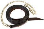Single-Ply Horse Lead, 1" with 24" Brass Plated Chain
