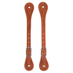 Barbed Wire Spur Straps, Russet