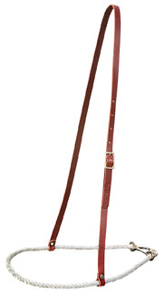 Rope and Latigo Leather Noseband