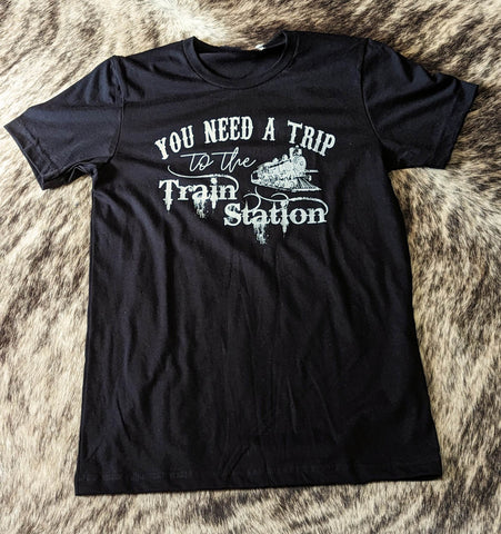 "Trip To The Train Station" T-Shirt