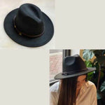 Western Vibes Fedora Hat - Black
