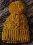 Cable Knit Beanie with Thermal Lining