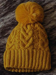 Cable Knit Beanie with Thermal Lining