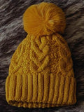 Cable Knit Beanie with Thermal Lining
