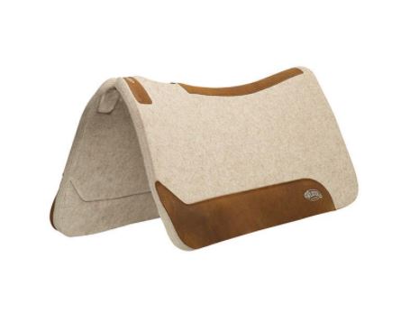 Contoured Wool Blend Felt Saddle Pad - 31"x32"