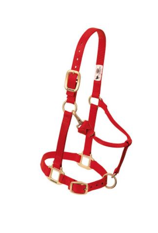 Weaver Original Adjust Chin Throat Snap Halter 3/4"  Arabian or Cob 35-5035