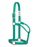 Original Non-Adjustable Nylon Halter with Chrome Plated Hardware by Weaver - Small