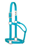 Original Non-Adjustable Nylon Halter with Chrome Plated Hardware by Weaver - Average
