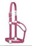 Original Non-Adjustable Nylon Halter with Chrome Plated Hardware by Weaver - Small