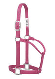 Original Non-Adjustable Nylon Halter with Chrome Plated Hardware by Weaver - Small