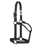 Original Non-Adjustable Nylon Halter with Chrome Plated Hardware by Weaver - Small