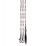 Royal King Braided Show Romel Reins W/Silver Layered Ferrules