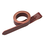 Latigo with Holes, Burgundy, 1-3/4" x 72"