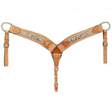 Shaped Breastcollar W/Spotted Hair Overlay