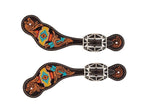 Turquoise Cross Navajo Arrow Ladies' Spur Straps