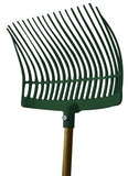 Showman™ 18-Tine Durable Plastic Stall Fork with Rounded Basket