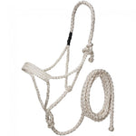 Tough-1 Mule Tape Halter with 10ft Lead - White