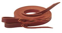 Latigo Split Reins with Water Tie Ends, 5/8" x 7'