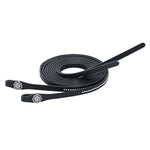 Back in Black Split Reins, 5/8" x 8' 50-1670-BK