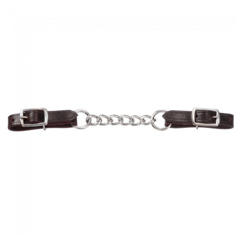 Royal King Single Chain Leather Curb Chain 52-3011-0-0