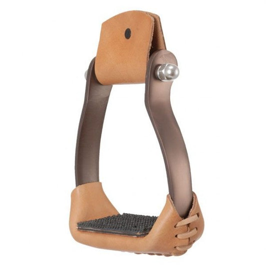 Polished Aluminum Barrel Racer Stirrups