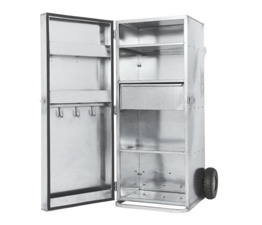 Single Door Galvanized Showbox, 5'  by Weaver