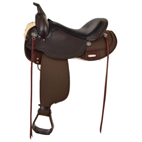 High Horse Willow Springs Cordura Trail Saddle - Wide Tree - 6913
