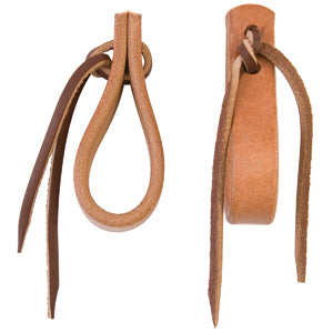 Water Tie Ends with Brown Latigo Ties, 5/8"