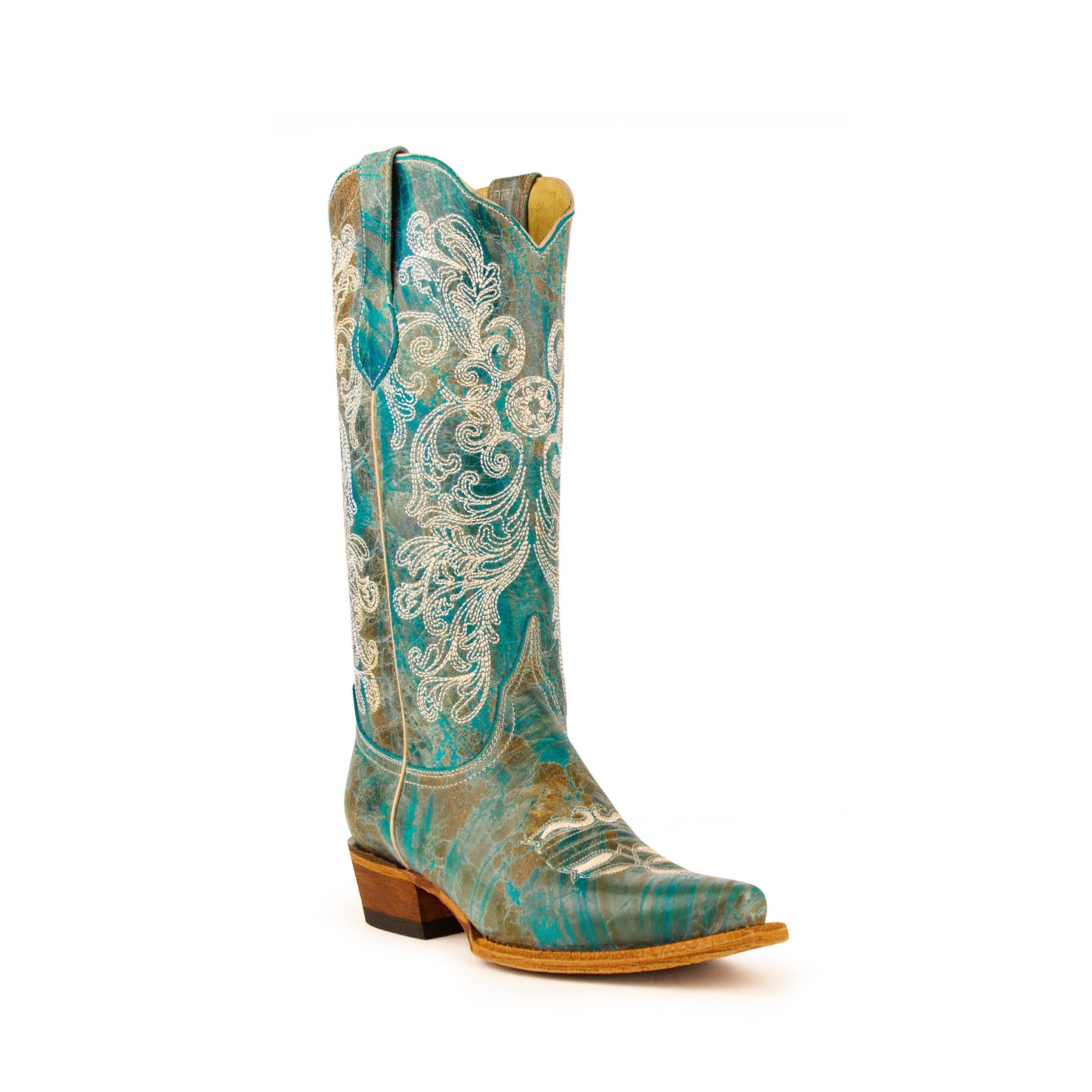 Ladies Turquoise V-Toe "Southern Charm" Boots