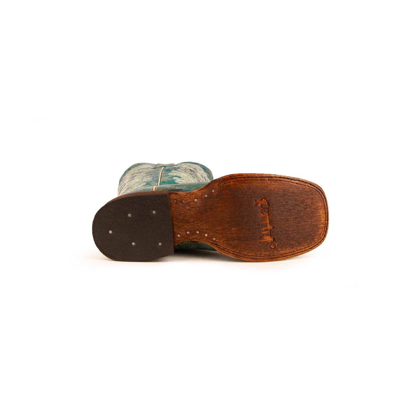 Ladies Turquoise Square Toe - Southern Charm Boots
