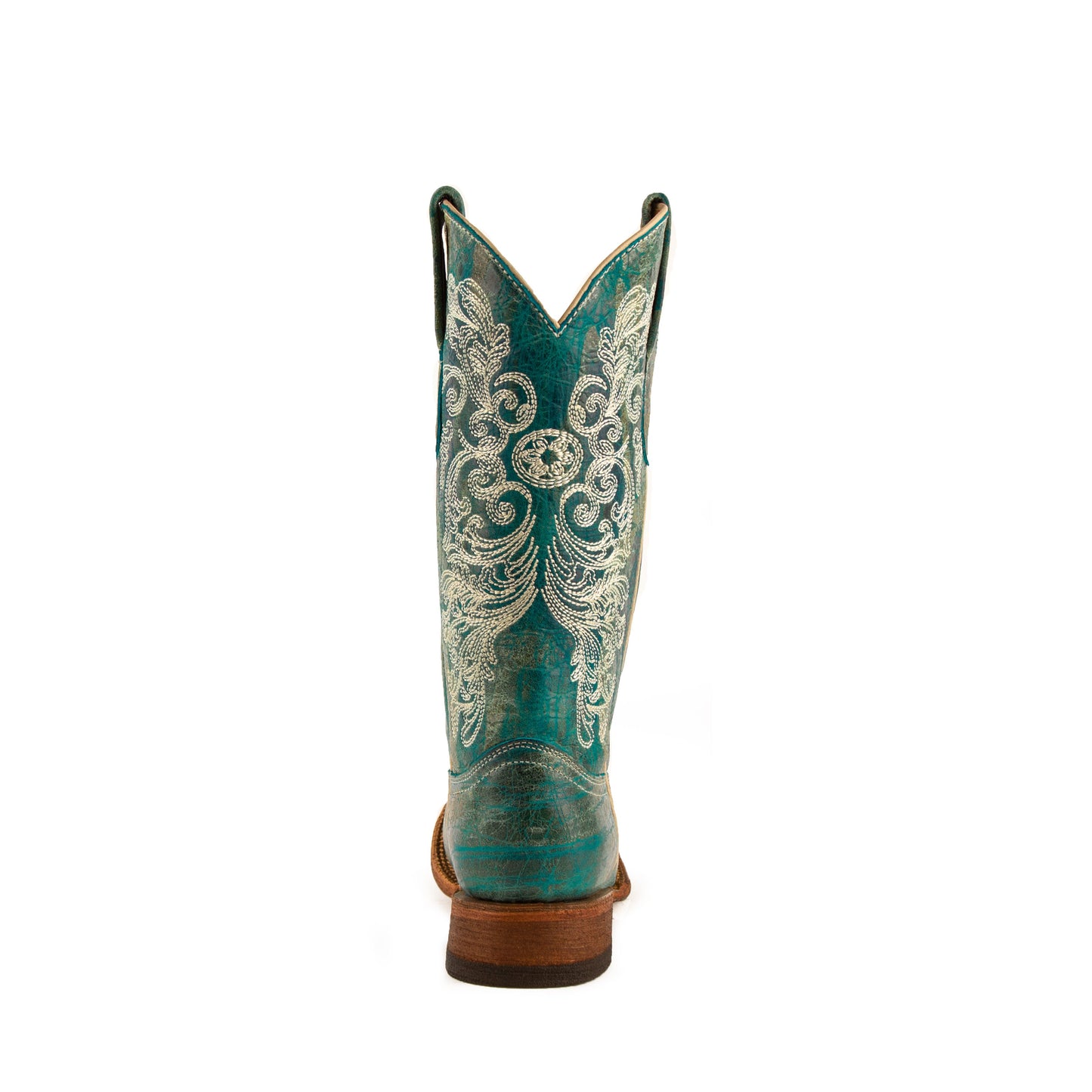 Ladies Turquoise Square Toe - Southern Charm Boots